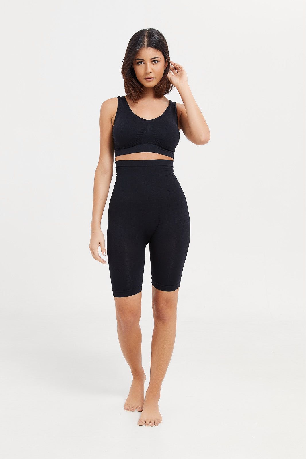 Women Black Plain Seamless Brief sold by Redtag product image thumbnail 2