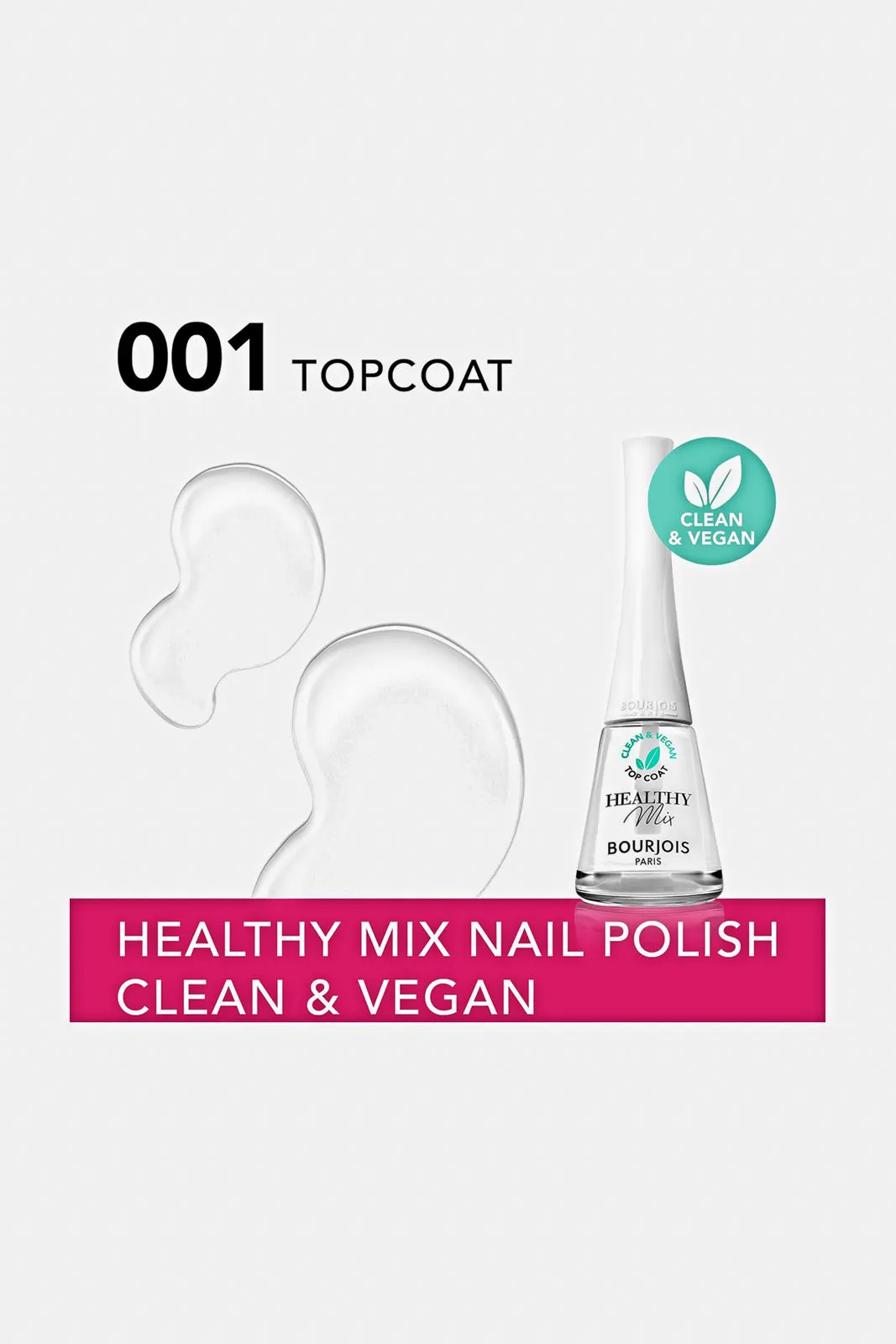 Bourjois Healthy Mix Clean Nail Polish Top Coat 001 - Blanc'hantement sold by Redtag product image thumbnail 3