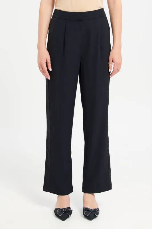 Women Black Formal Trousers sold by Redtag