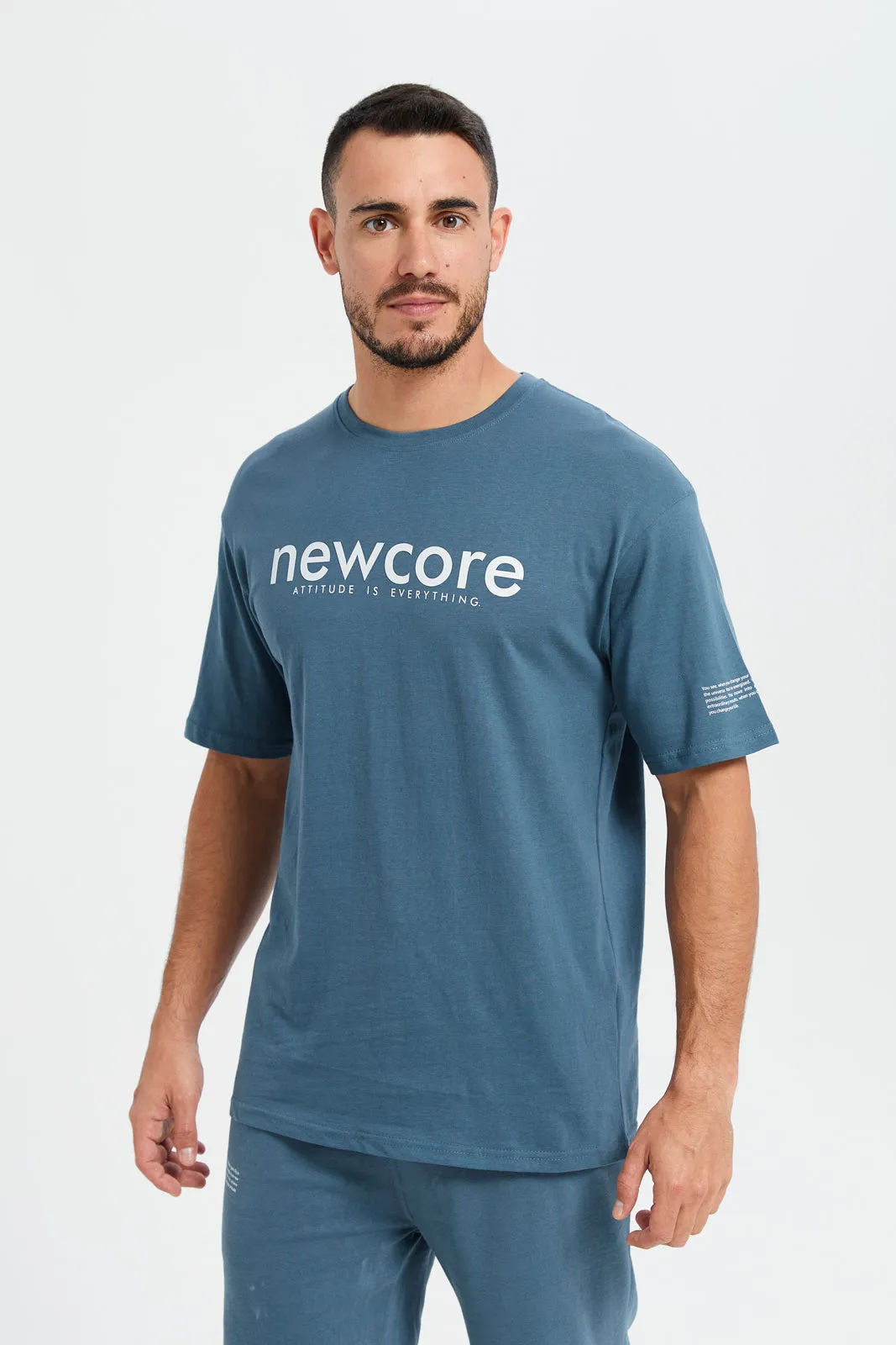 Men Blue New Core T-Shirt sold by Redtag