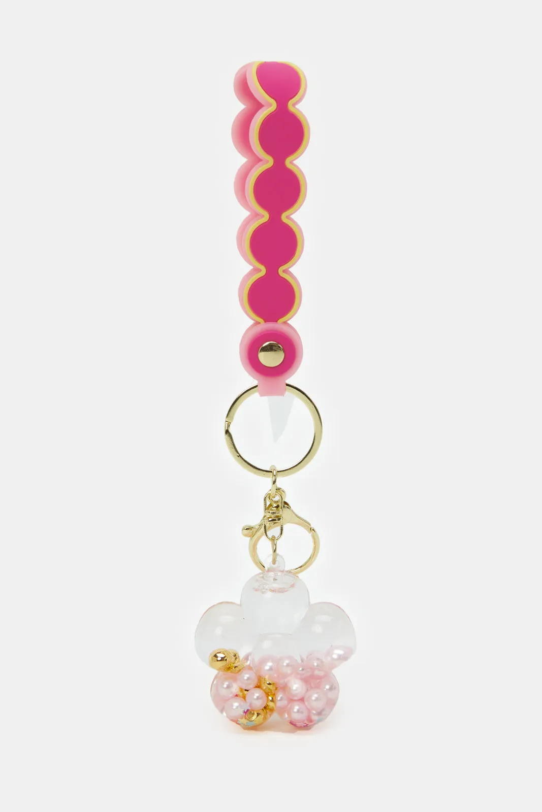Women Pink Embellished Key Ring sold by Redtag product image thumbnail 2