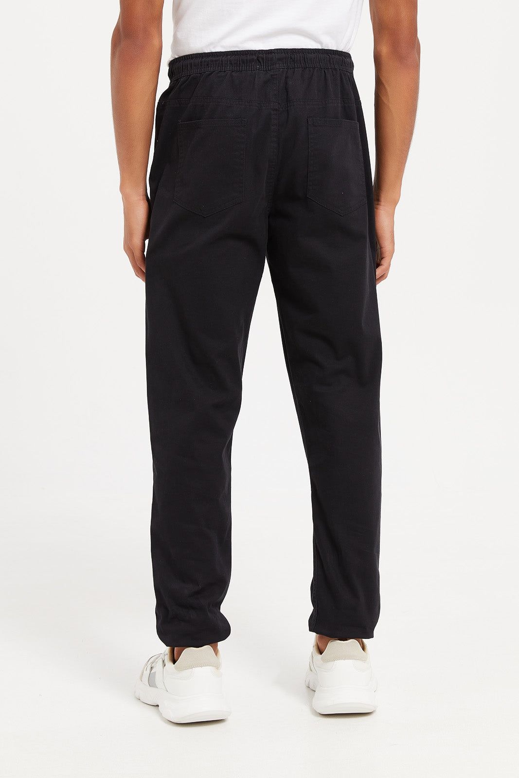 Men Black Jogger Pants sold by Redtag product image thumbnail 3