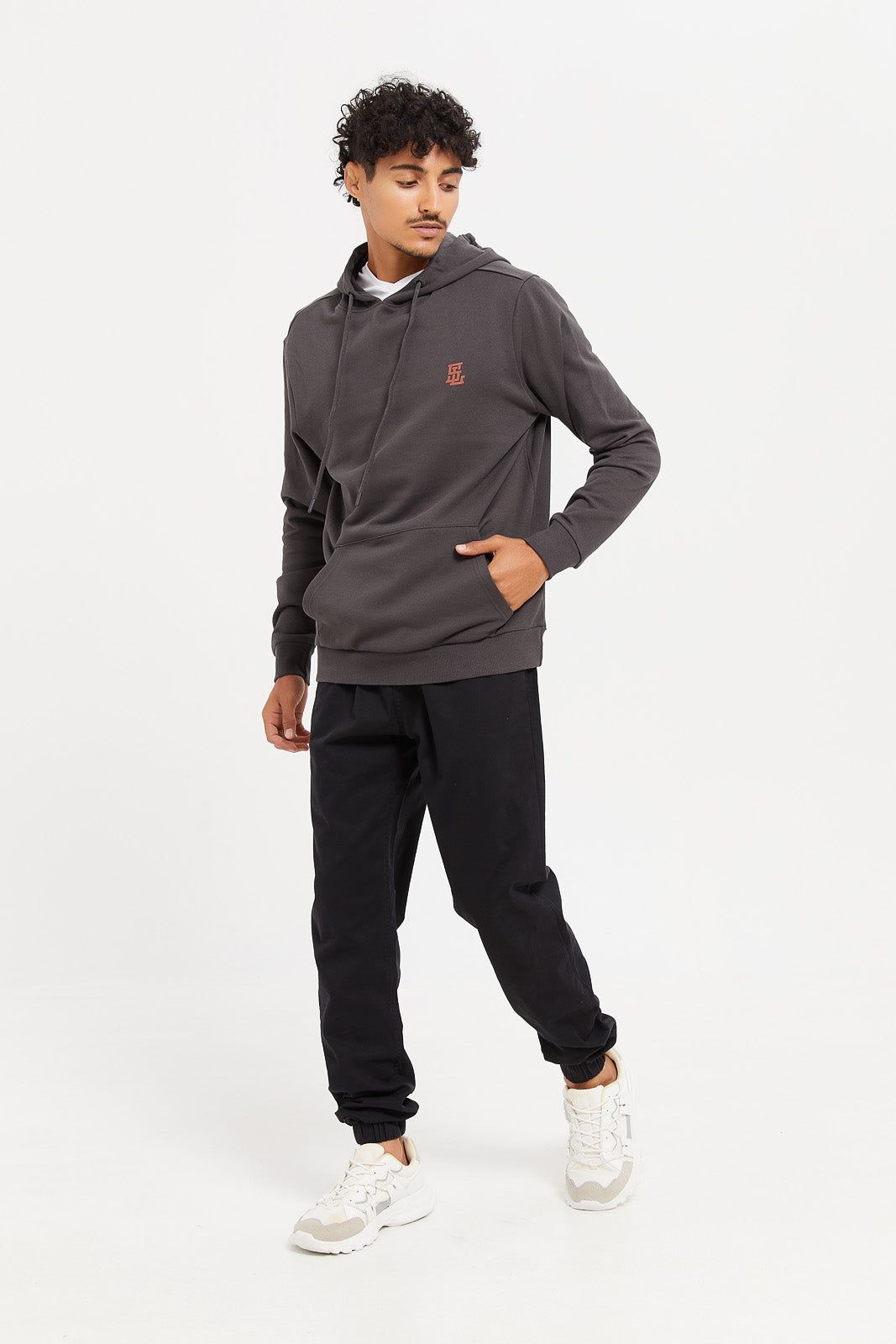 Men Black Jogger Pants sold by Redtag product image thumbnail 2