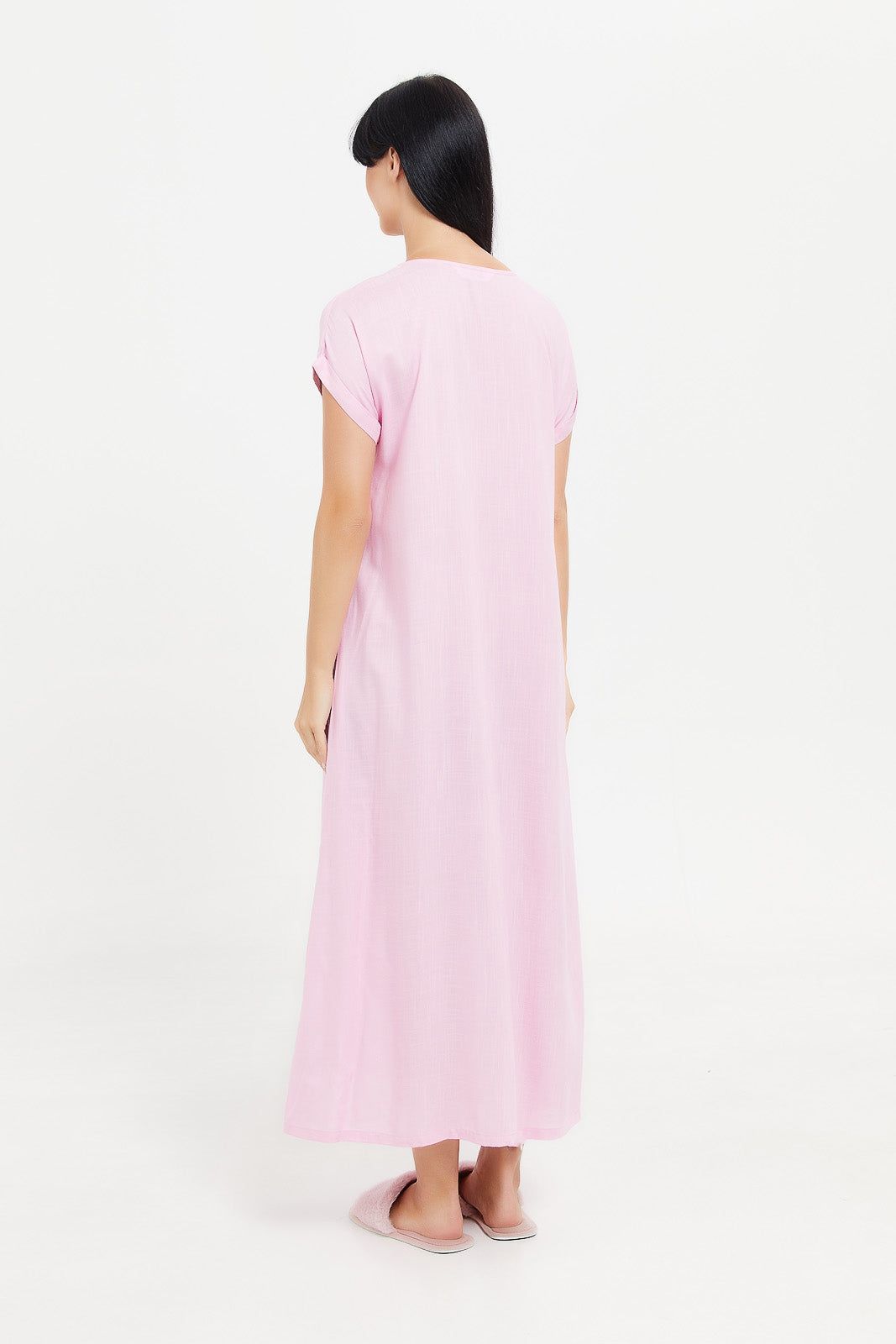 Women Pink Embellished Nightgown sold by Redtag product image thumbnail 2