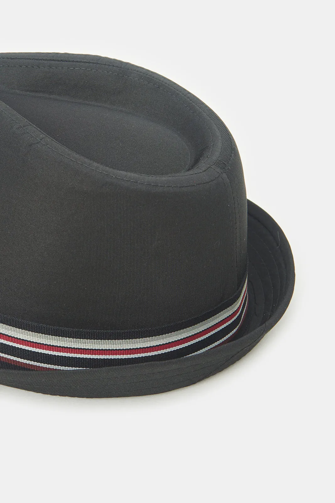 Men Black Fedora Hats With Band sold by Redtag product image thumbnail 4