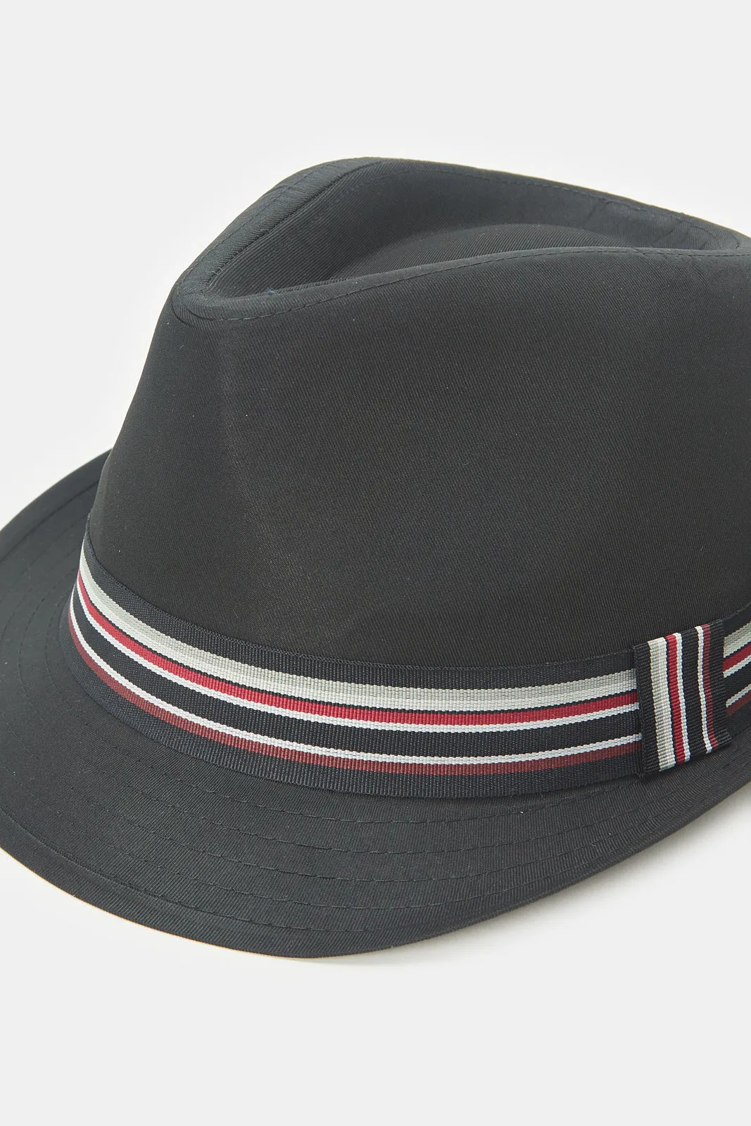 Men Black Fedora Hats With Band sold by Redtag product image thumbnail 2
