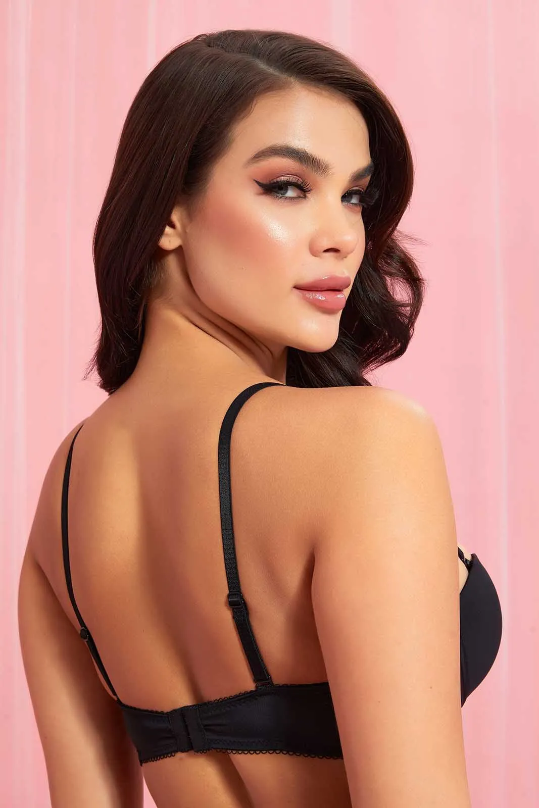 Black And Beige Padded Balconette Bra (Pack of 2) sold by Redtag product image thumbnail 2