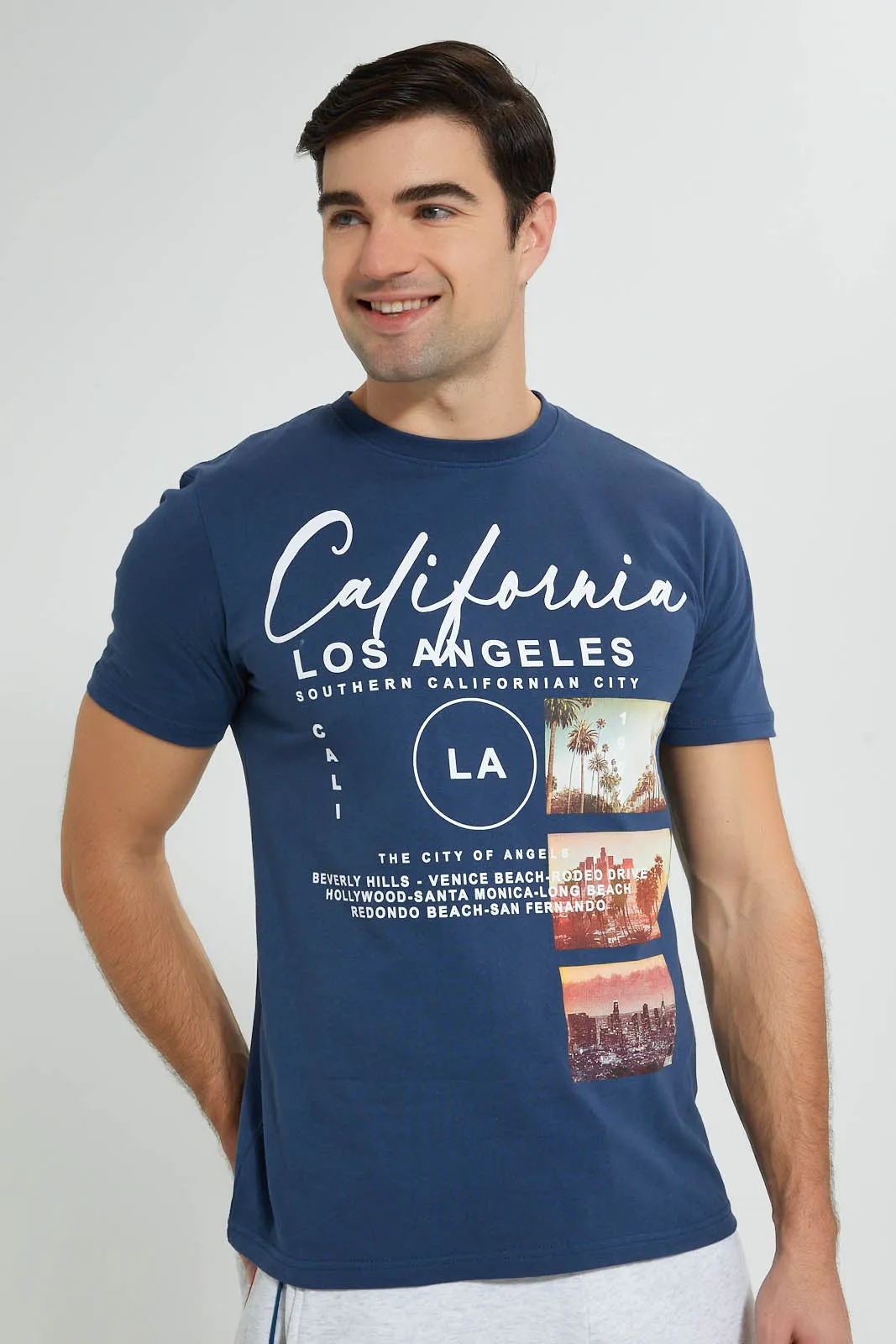 Blue California T-Shirt sold by Redtag