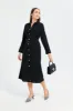 Woman Black Belted Shirt Dress sold by Redtag