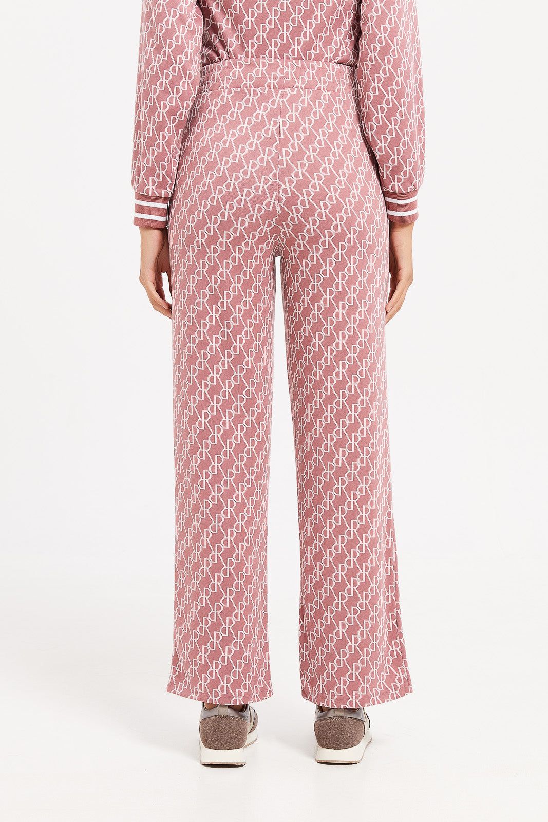 Women Pink Printed Wide Leg Pants sold by Redtag product image thumbnail 3
