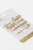 Women Gold Embellished Hair Clip Set (4 Piece) sold by Redtag