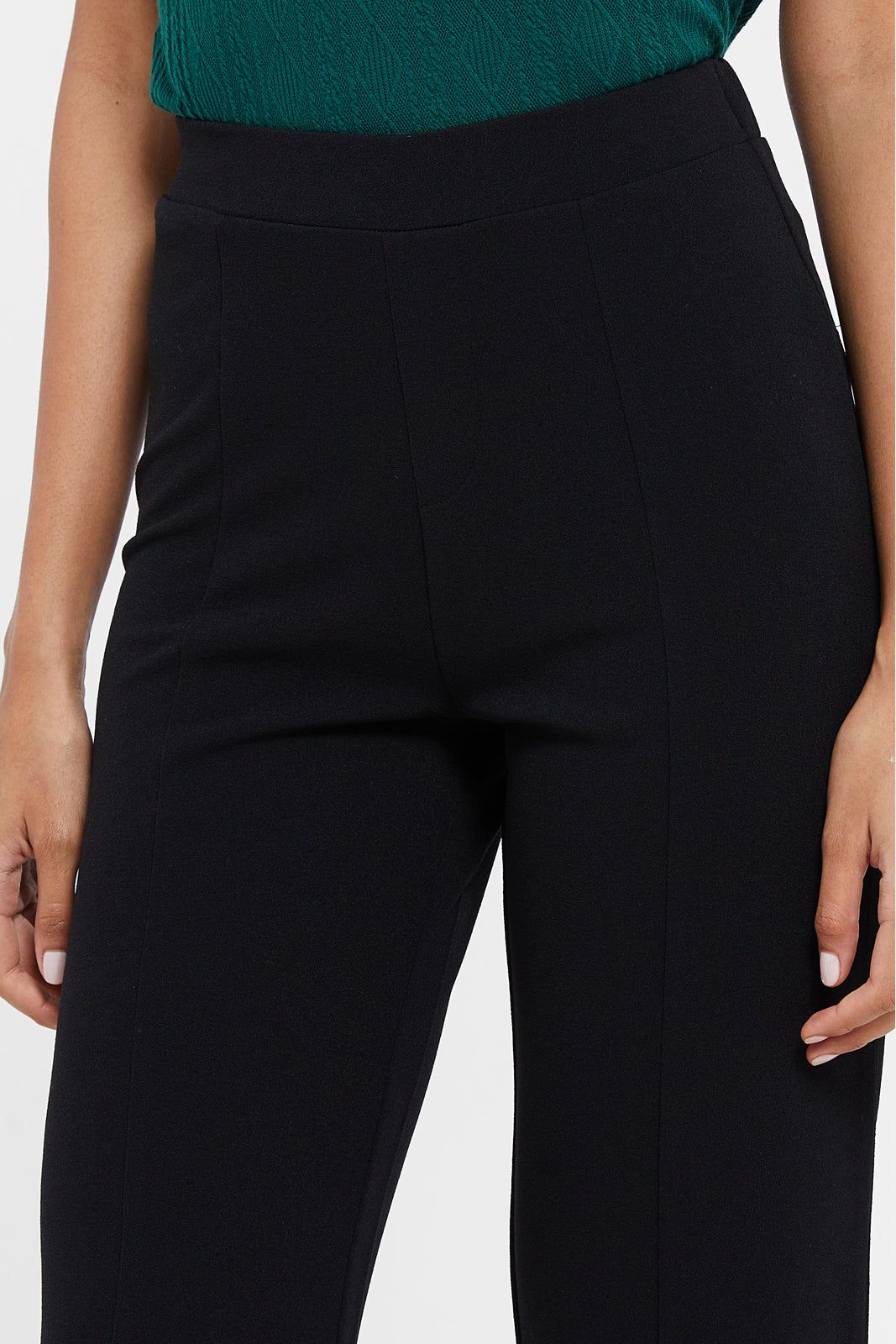 Women Black Straight Leg Trouser sold by Redtag product image thumbnail 4