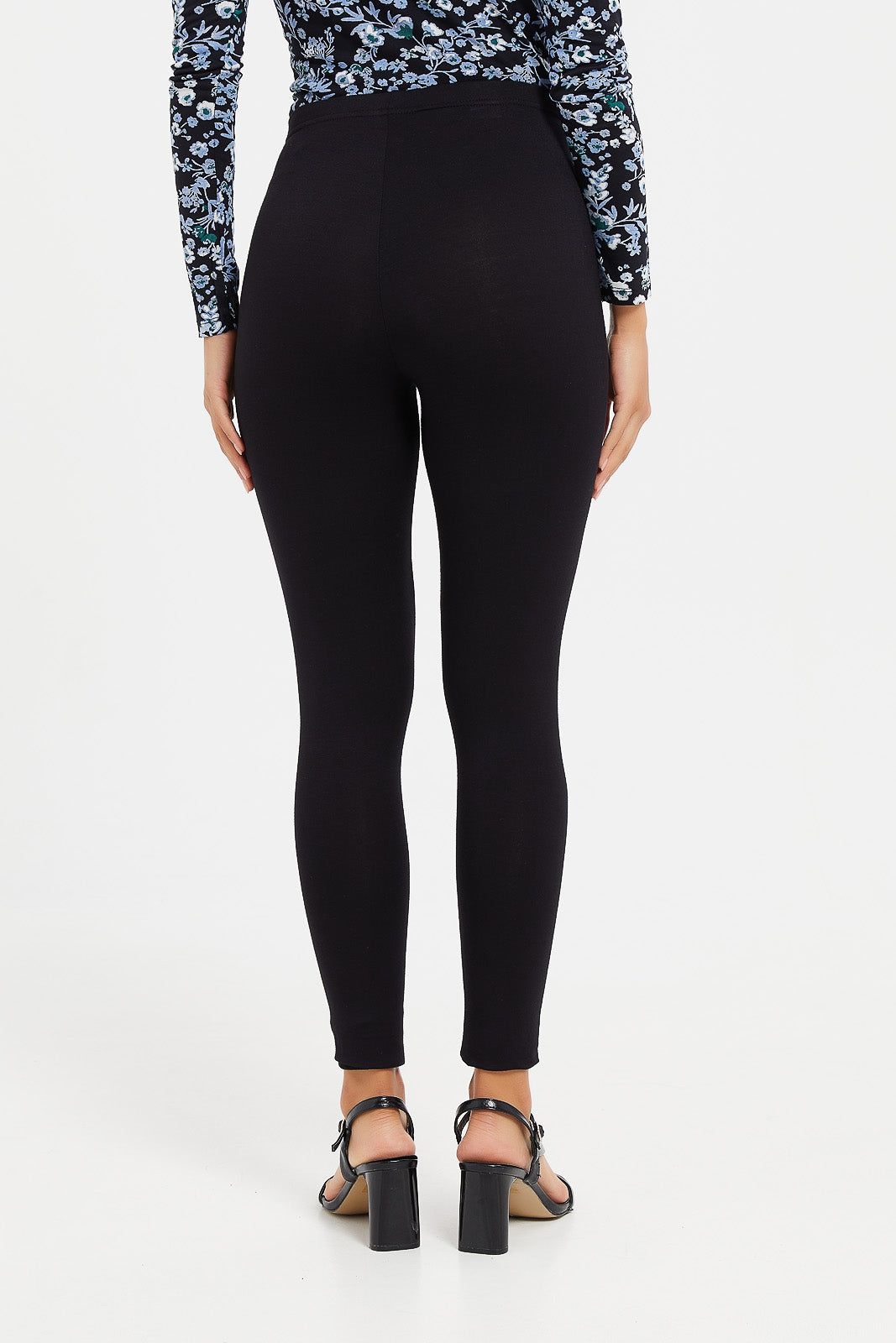 Women Black Legging sold by Redtag product image thumbnail 3