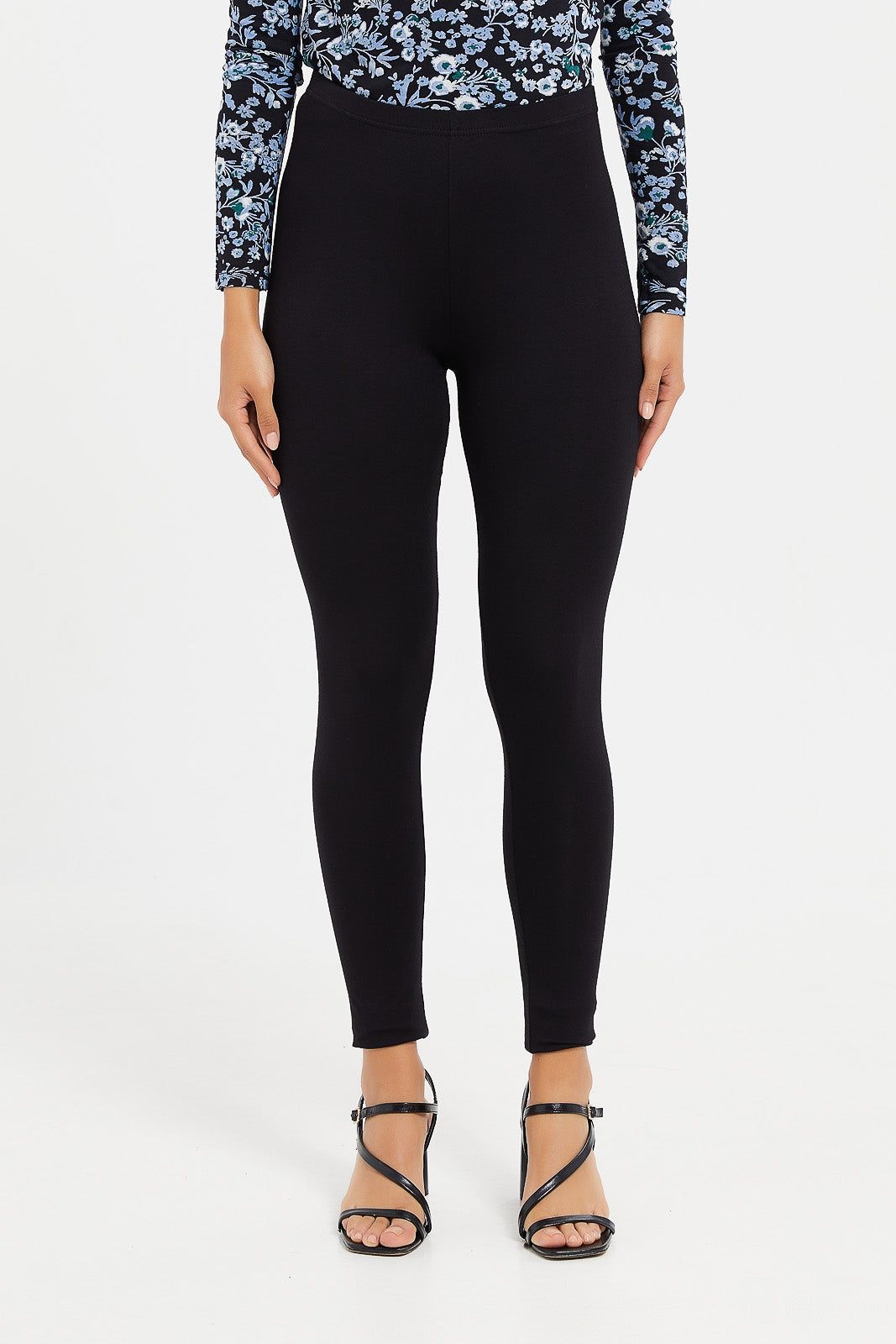 Women Black Legging sold by Redtag