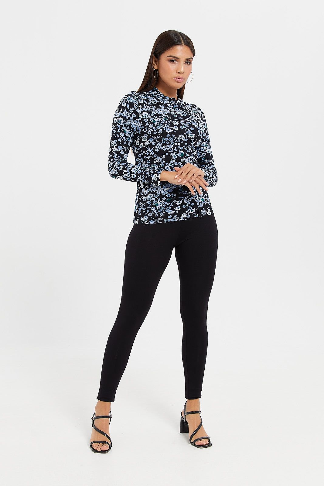 Women Black Legging sold by Redtag product image thumbnail 2