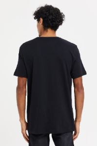 Men Black Graphic Print T-Shirt sold by Redtag