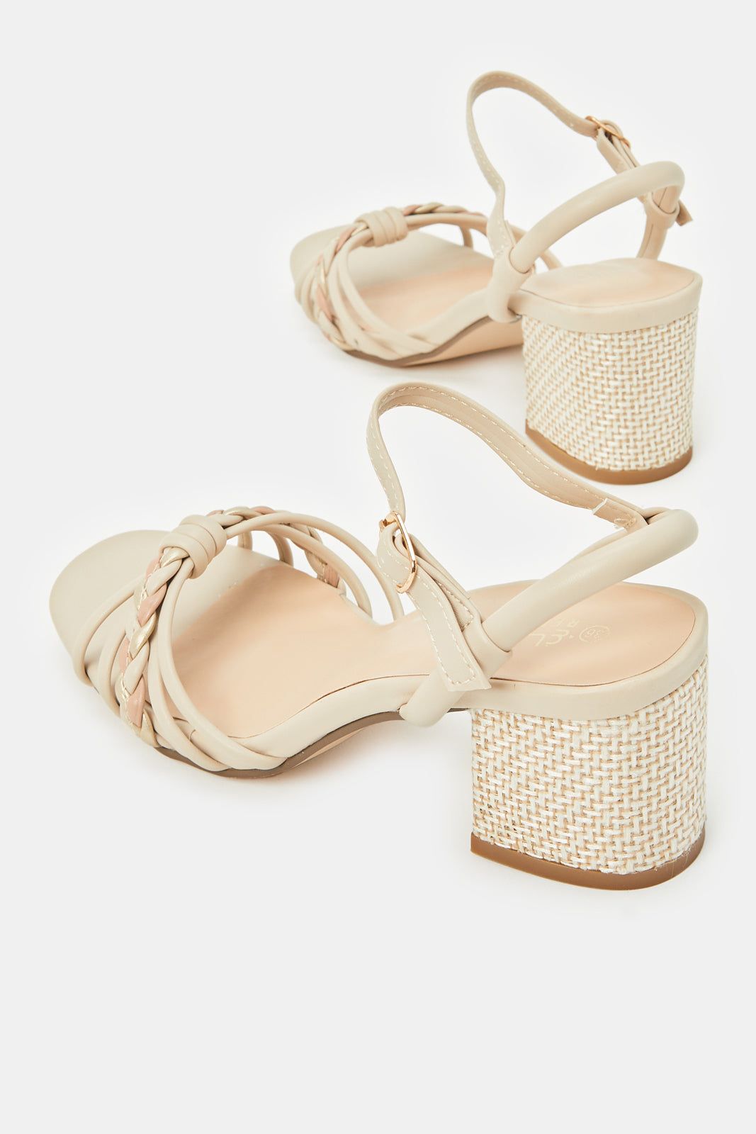 Women Beige Strappy Sandal sold by Redtag product image thumbnail 4