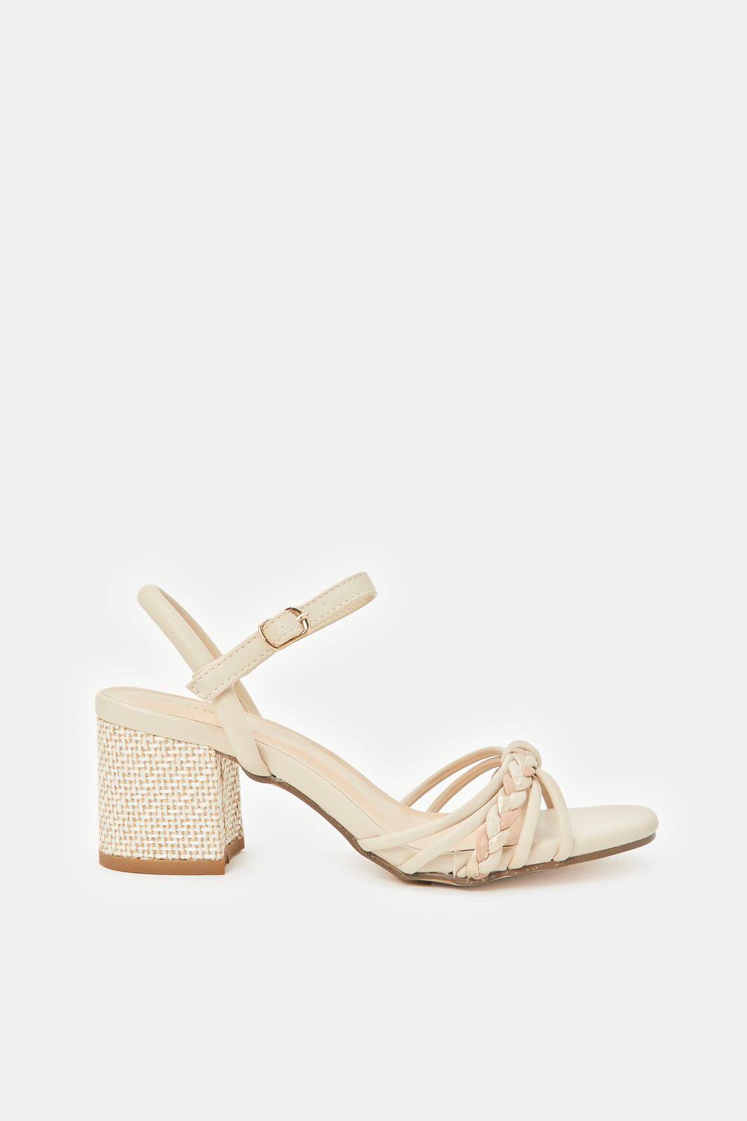 Women Beige Strappy Sandal sold by Redtag