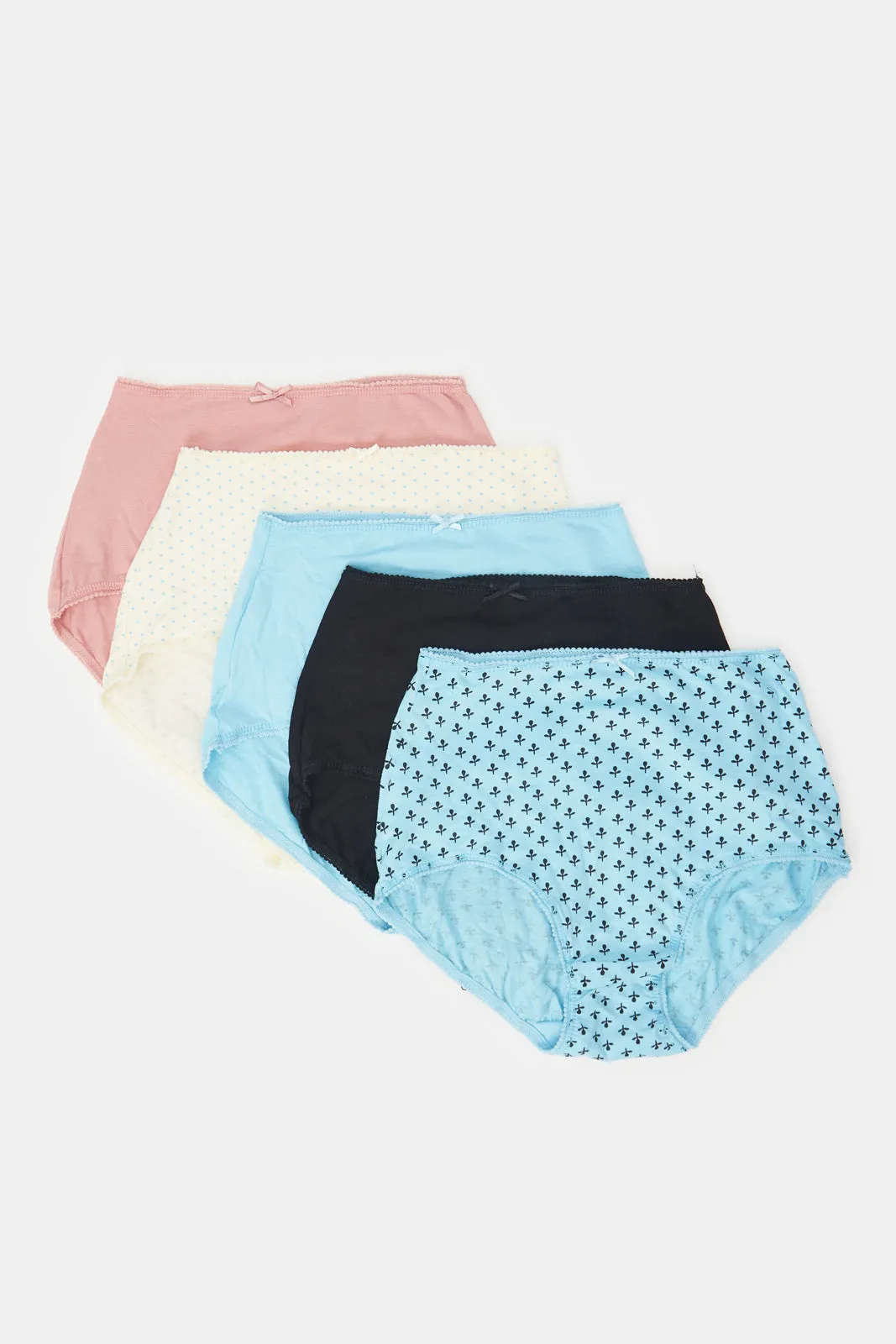 Women Assorted Full Brief Set (Pack of 5) sold by Redtag product image thumbnail 2