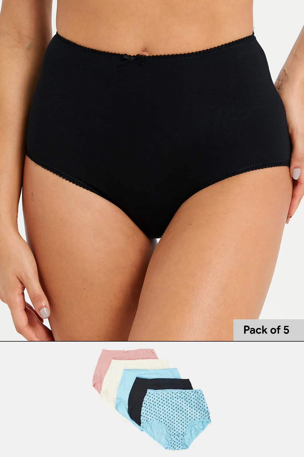 Women Assorted Full Brief Set (Pack of 5) sold by Redtag