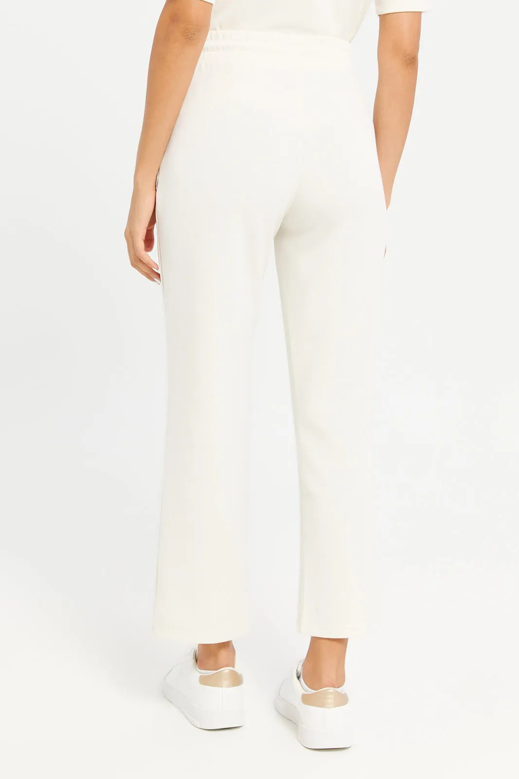 Women Ivory Straight Leg Active Pants sold by Redtag product image thumbnail 3