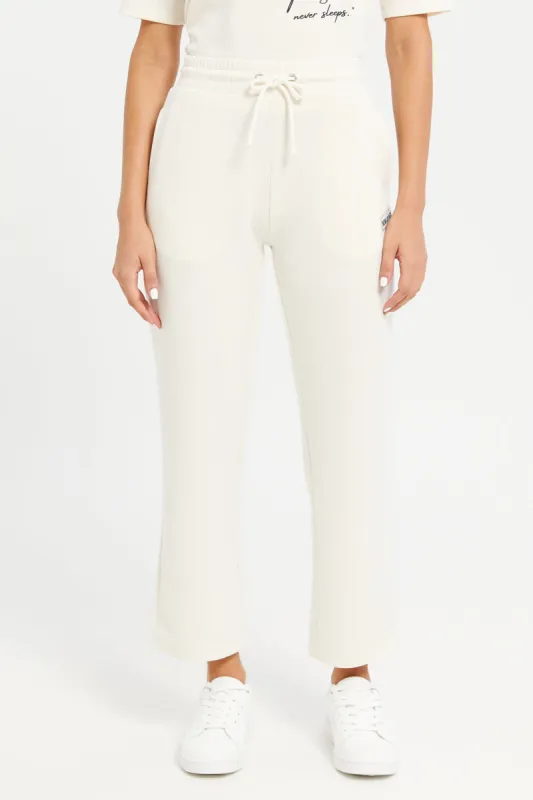 Women Ivory Straight Leg Active Pants sold by Redtag