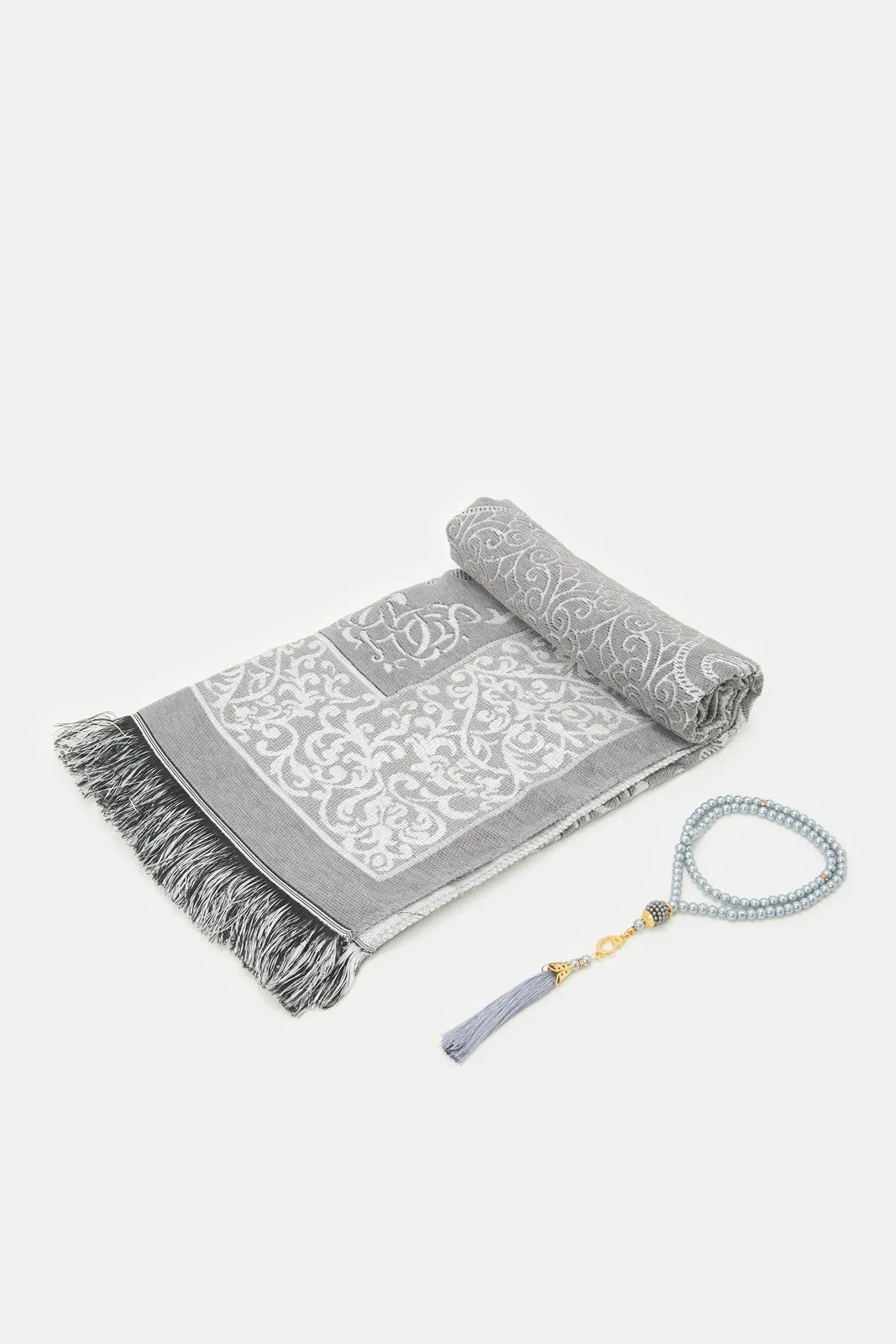 Grey Prayer Mat With Bag And Rosary Set (3 Piece) sold by Redtag product image thumbnail 3