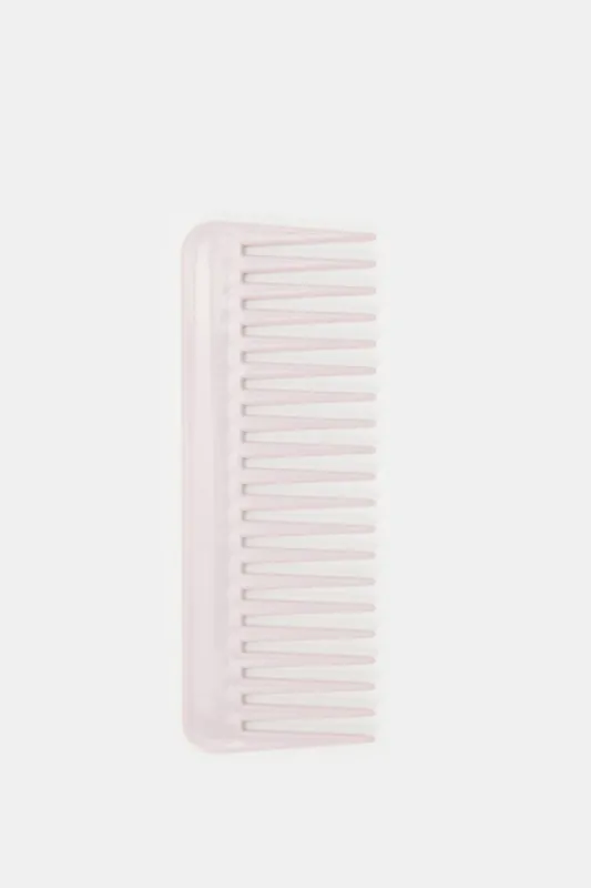 Women Pink Plain Hair Comb sold by Redtag
