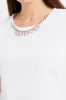 Women Ivory Short Sleeves Blouse sold by Redtag