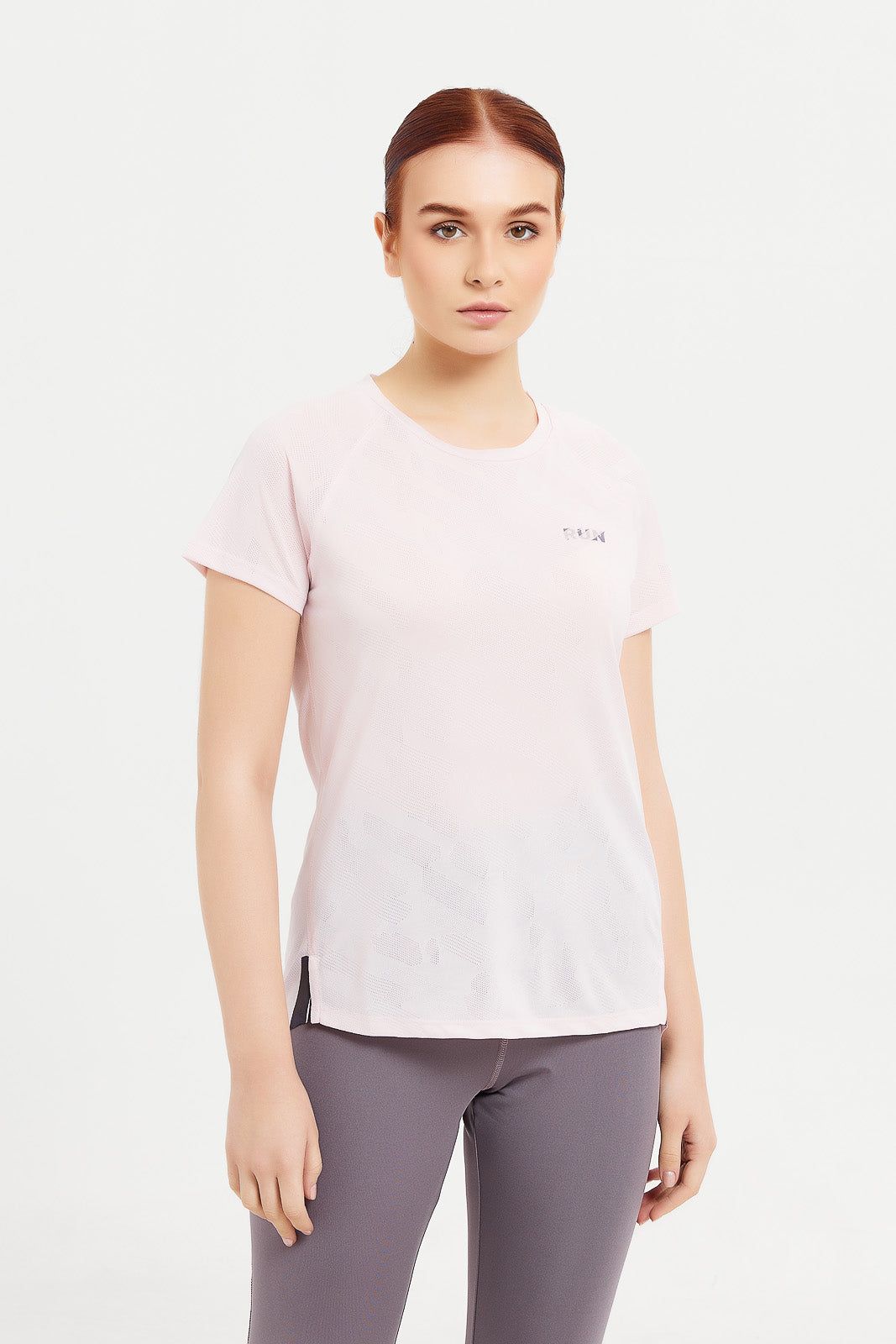 Women Pink Performance T-Shirt sold by Redtag