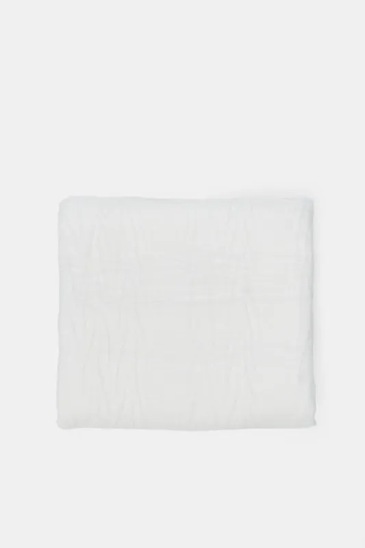 Women White Plain Scarf sold by Redtag