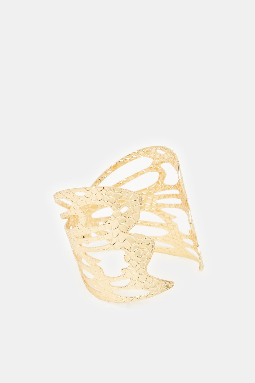 Women Gold Embellished Cuff Bracelet sold by Redtag product image thumbnail 3