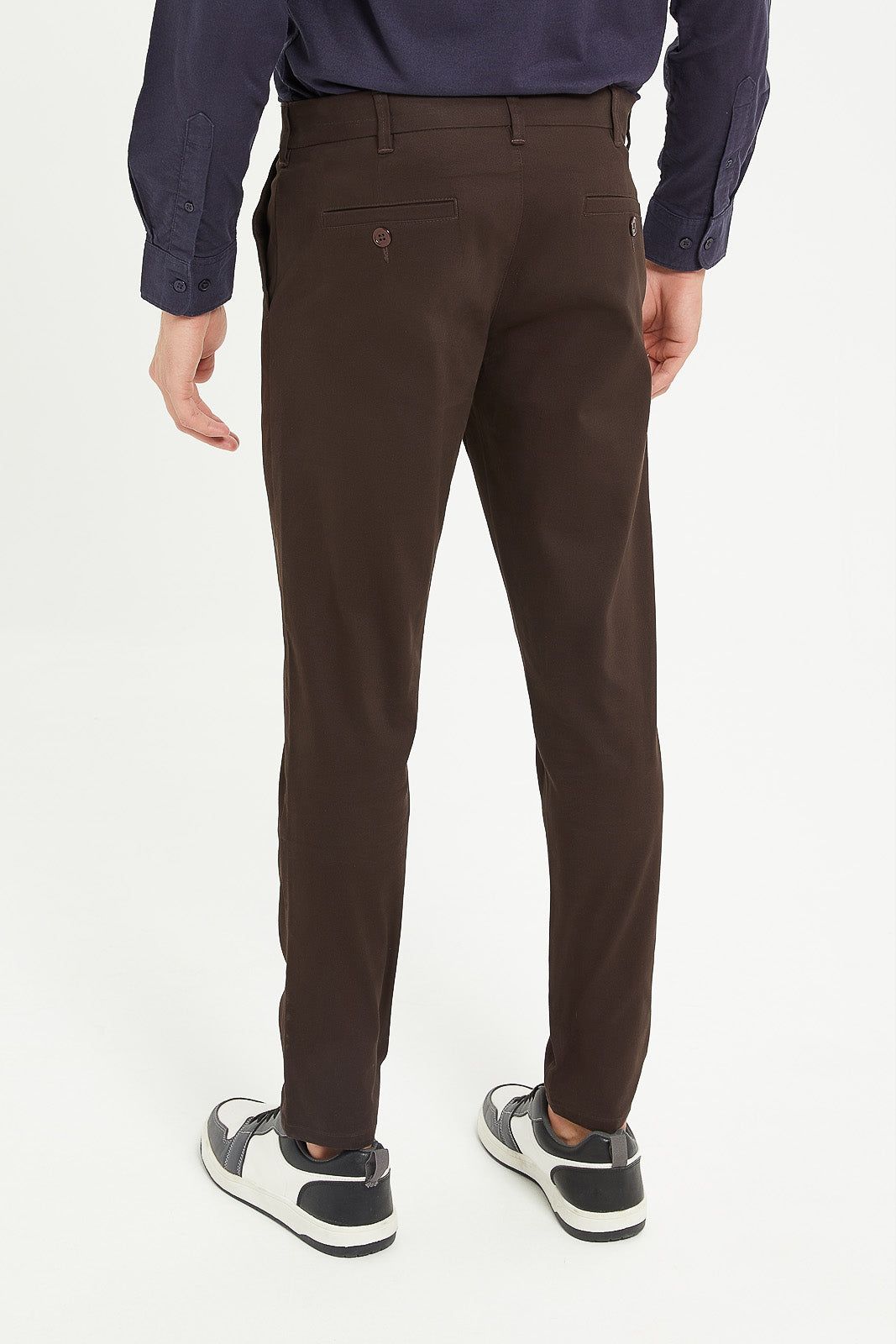 Men Brown Chino Trouser sold by Redtag product image thumbnail 3