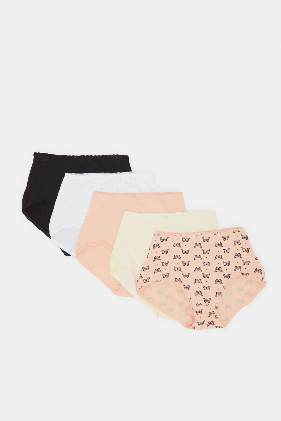 Women Assorted Printed And Plain Full Brief Set (Pack Of 5) sold by Redtag product image thumbnail 5