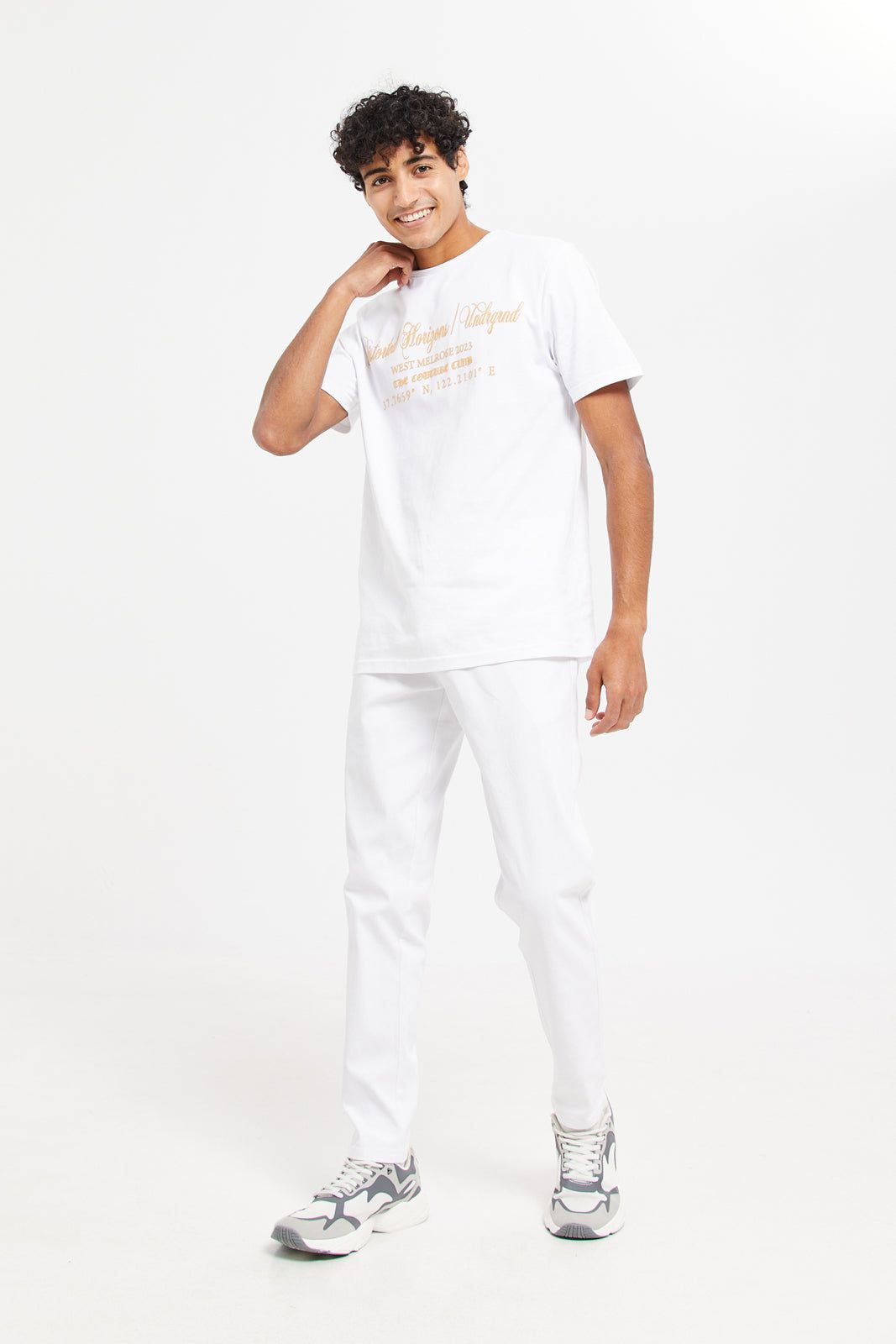 Men White Chino Trousers sold by Redtag product image thumbnail 2