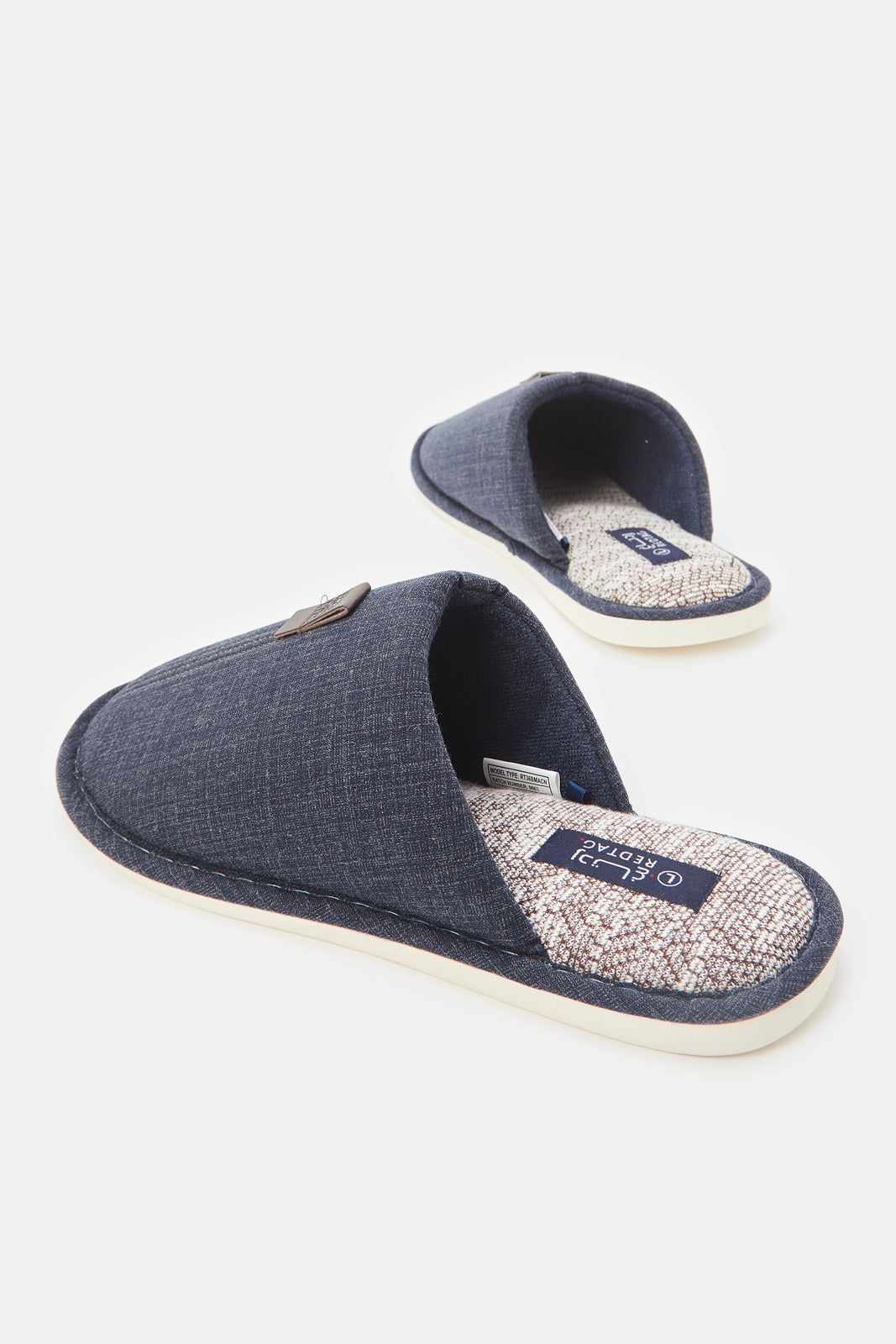 Men Navy Mule Slippers sold by Redtag product image thumbnail 4