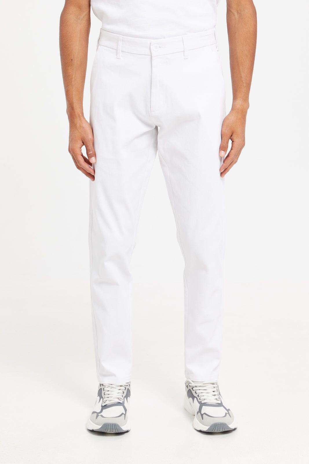 Men White Chino Trousers sold by Redtag