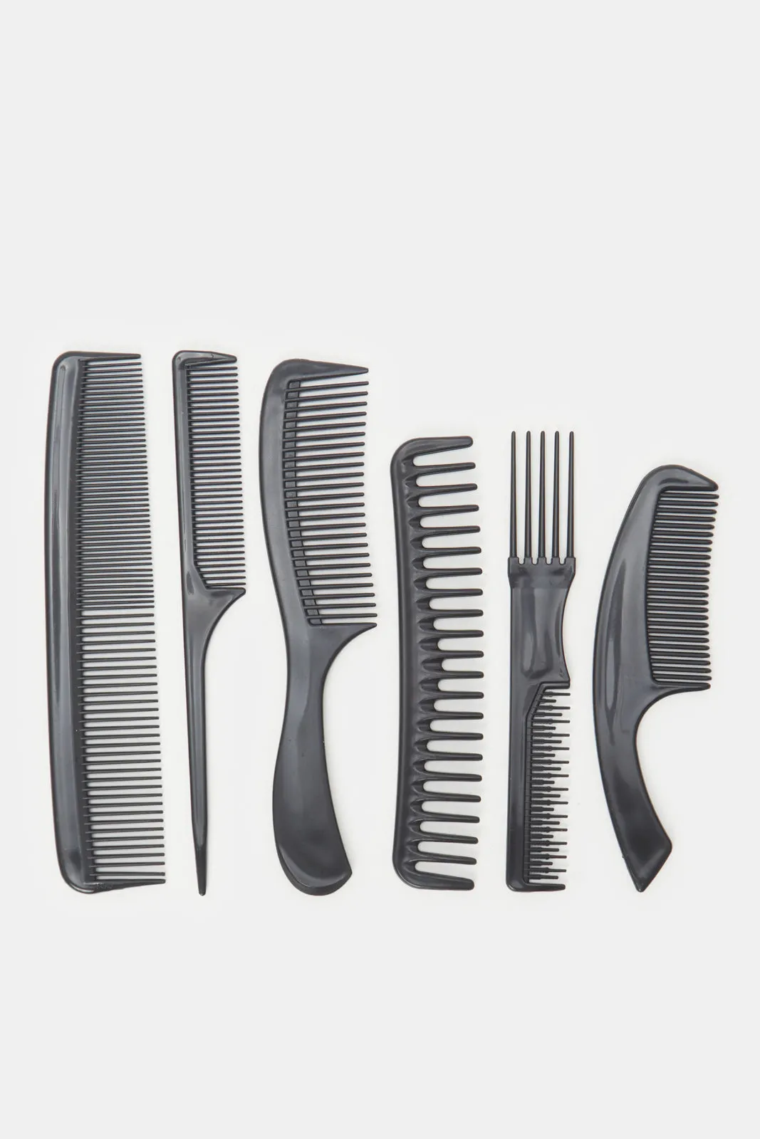 Women Black Plain Hair Comb Set (5 Piece) sold by Redtag