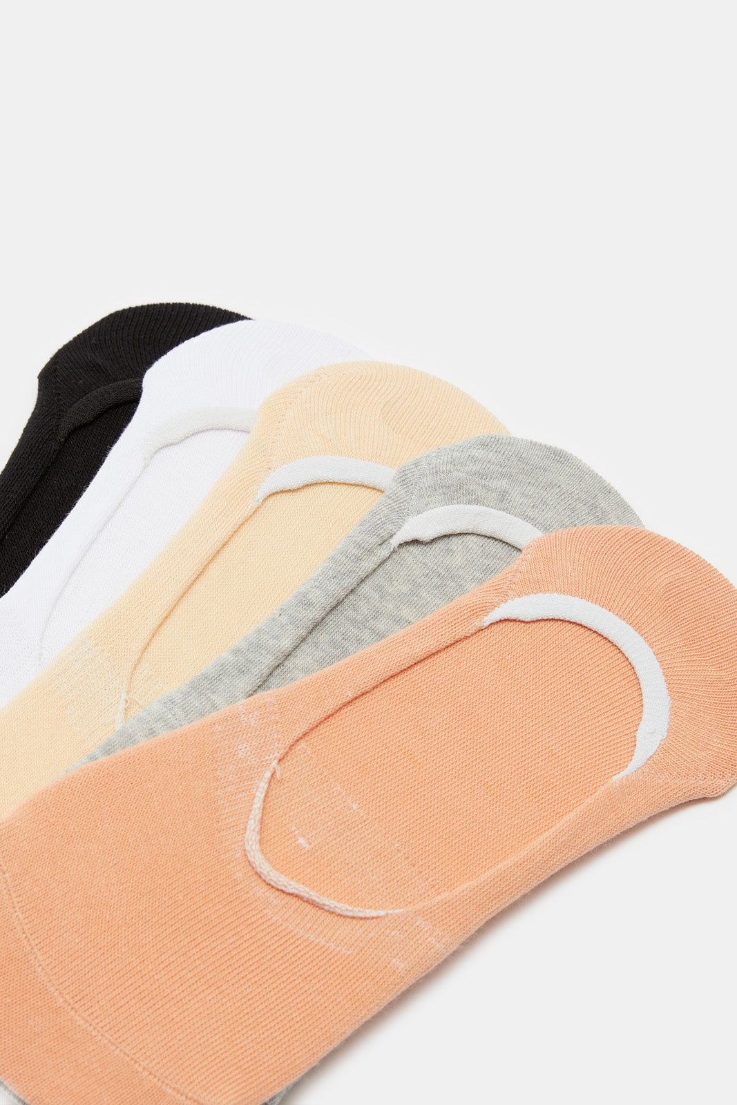 Women Assorted Plain Invisible Socks (5 Pairs) sold by Redtag product image thumbnail 2