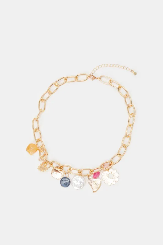 Women Gold Embellished Bracelet sold by Redtag