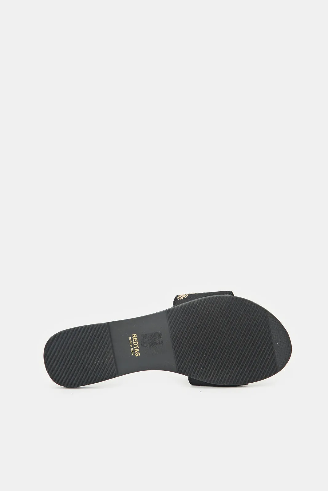 Women Black Embroidered Mule sold by Redtag product image thumbnail 5