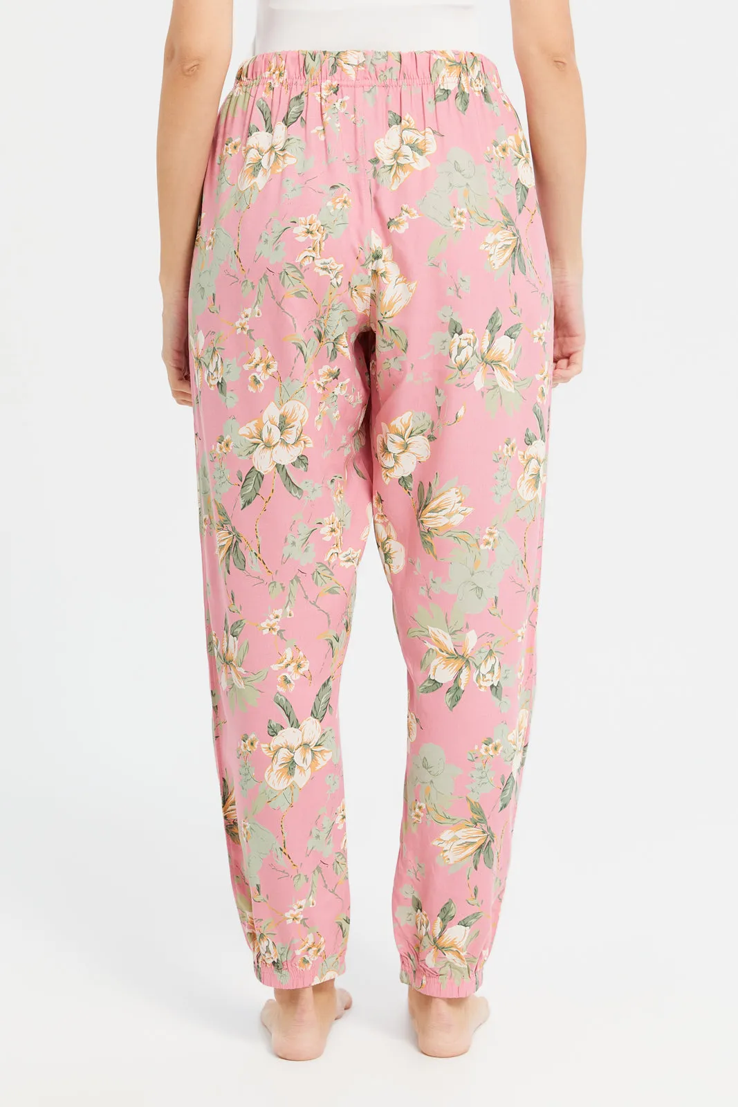 Women Pink Printed Pyjama Bottom sold by Redtag product image thumbnail 3