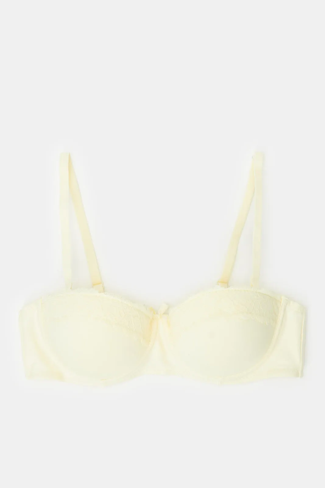Women Yellow And Ivory Balconette Bra Set (Pack of 2) sold by Redtag product image thumbnail 2