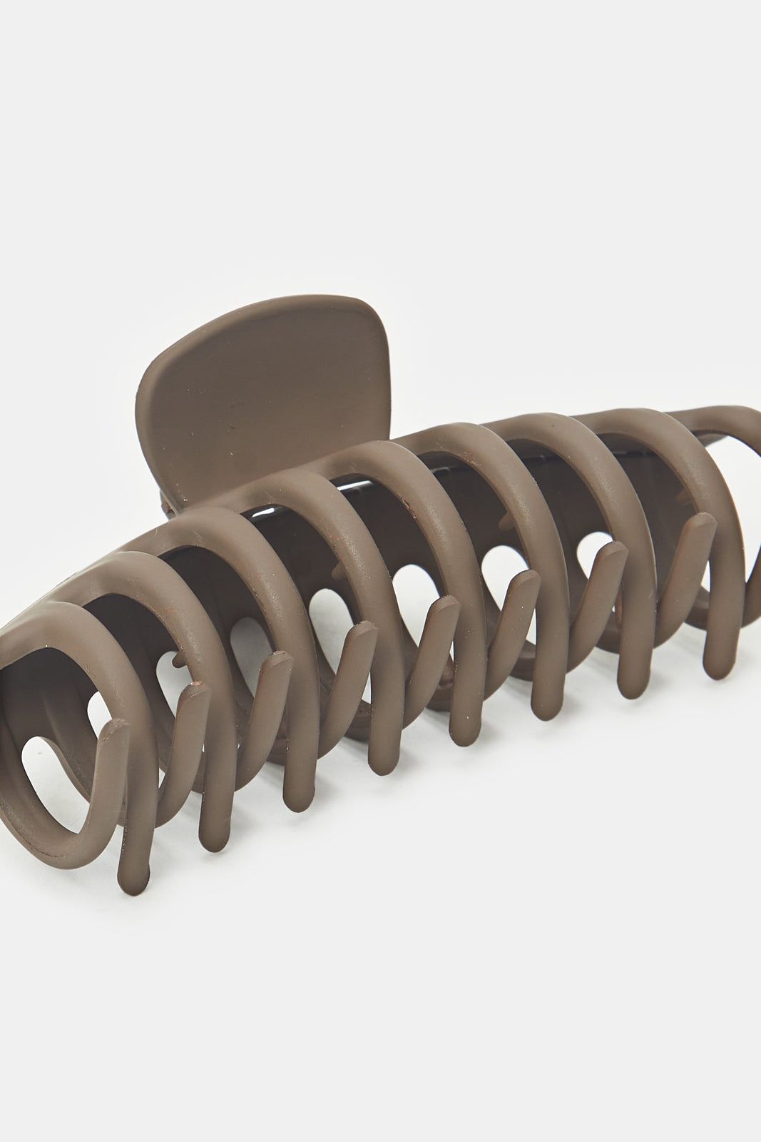 Women Brown Plain Hair Claw sold by Redtag product image thumbnail 3