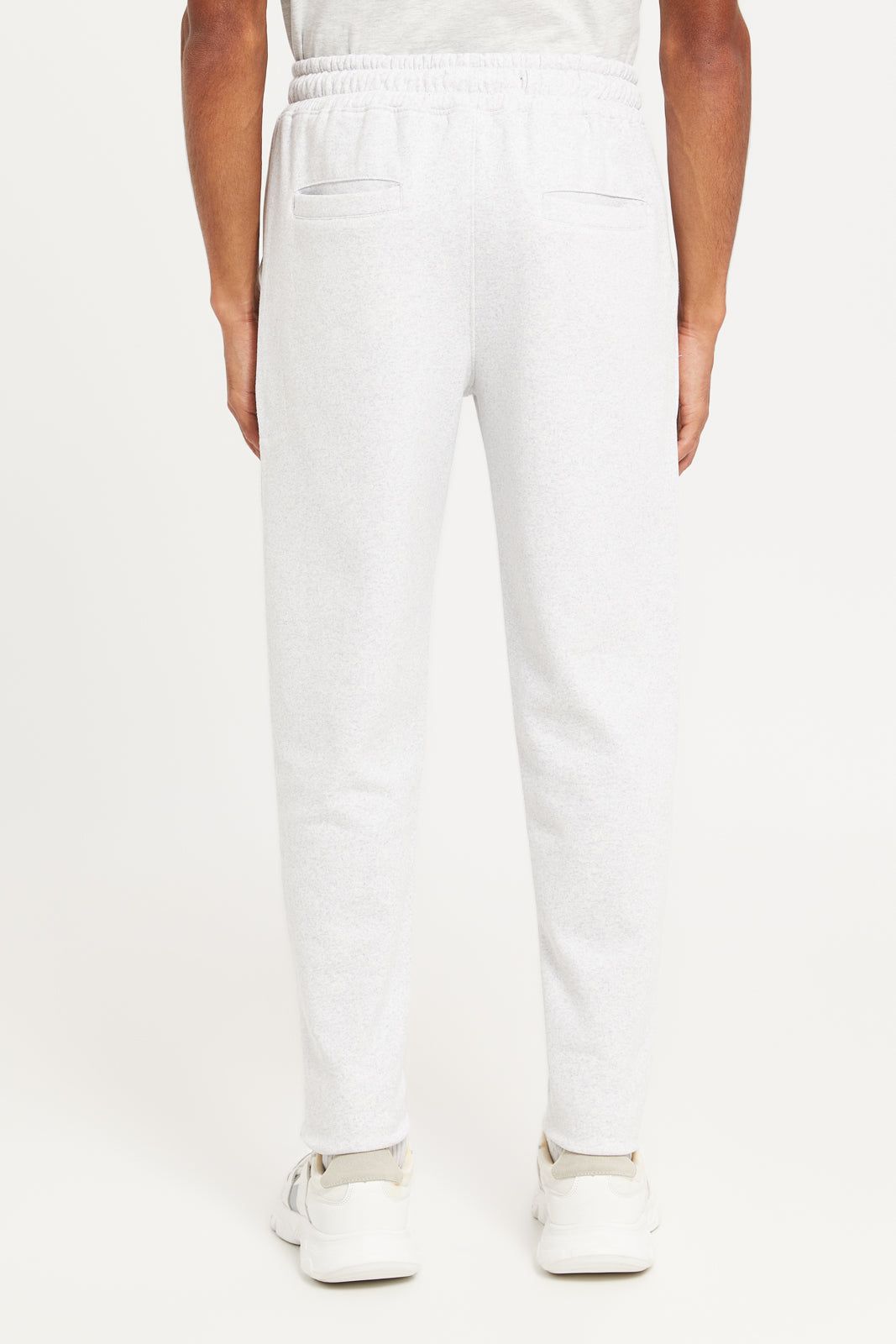 Men Ecru Fleece Active Pants sold by Redtag product image thumbnail 3