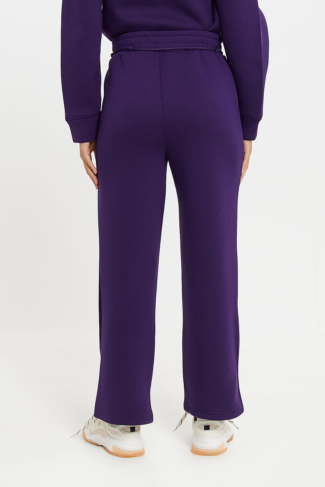 Women Purple Plum Wide Leg Pants sold by Redtag product image thumbnail 3