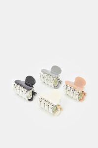 Women Assorted Embellished Hair Claw Set (Pack of 4) sold by Redtag