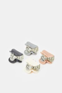 Women Assorted Embellished Hair Claw Set (Pack of 4) sold by Redtag