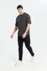 Men Black Soft Touch Joggers sold by Redtag