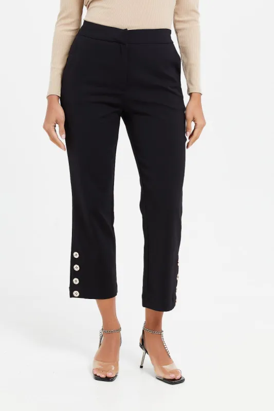 Women Black High Waist Pants sold by Redtag